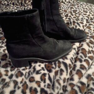 Zara Black Ankle Booties